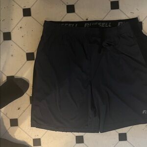 Russell Athletic Men's Dark Gray Shorts- 3XL- drip power